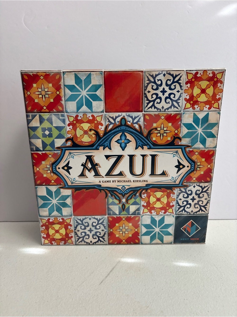 Azul Board Game by Michael Kiesling Next Move Games 100% Complete Open Box